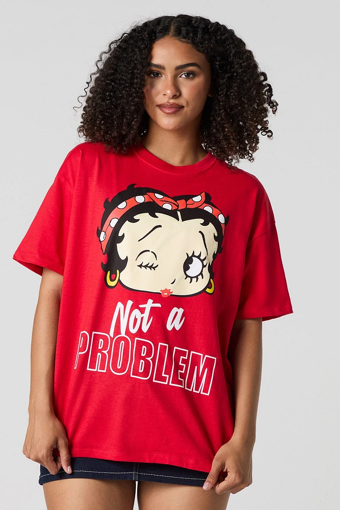 T-shirt A imprimé Betty Not Problem