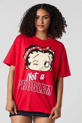 T-shirt A imprimé Betty Not Problem