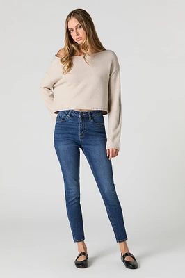 Dark Wash High Rise Skinny Jean