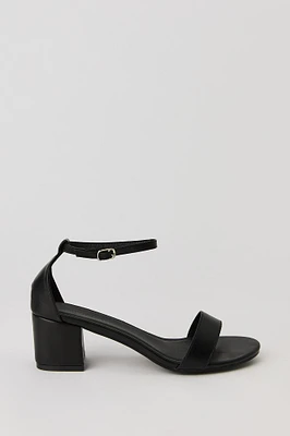 Ankle Strap Block Heel Sandal
