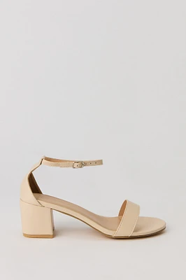 Ankle Strap Block Heel Sandal