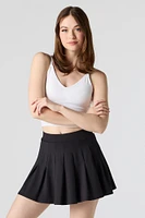 Active Pleated Mini Skort