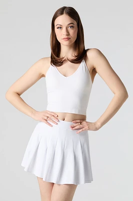 Minijupe-short Active plissée
