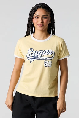 Graphic Ringer T-Shirt