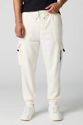 Fleece Zip Pocket Cargo Jogger