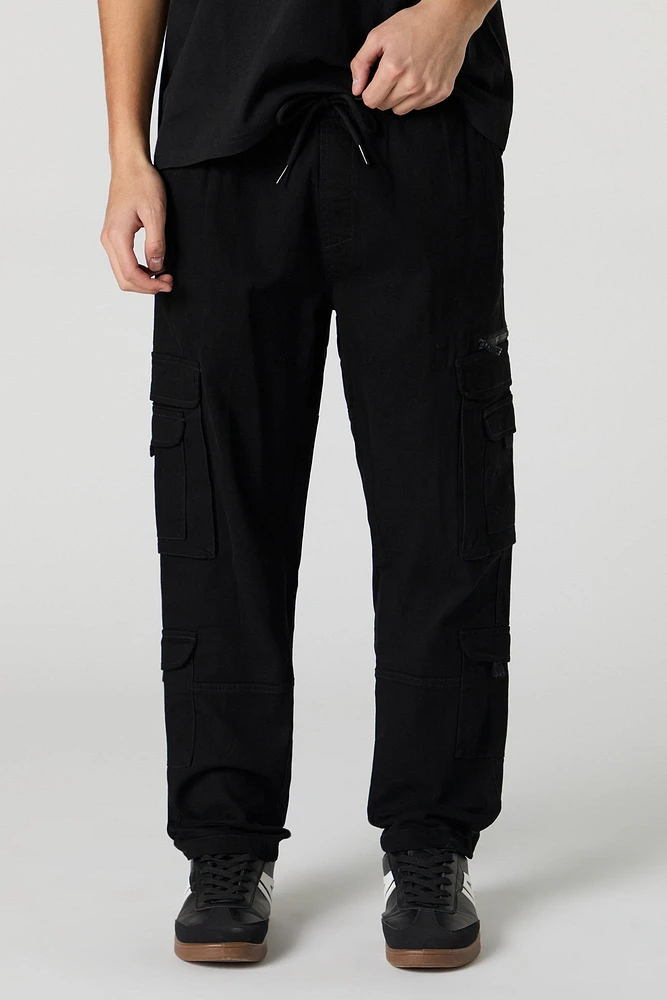 Multi Pocket Drawstring Cargo Pant