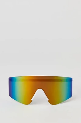 Lunettes de soleil Shield sans monture