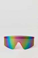 Lunettes de soleil Shield sans monture