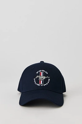 Casquette de baseball avec motif brodé Ford Mustang 