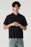 Wide Ribbed Polo