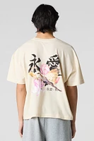 T-shirt carré à imprim