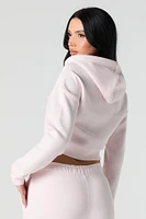 Zip-Up Crop Hoodie