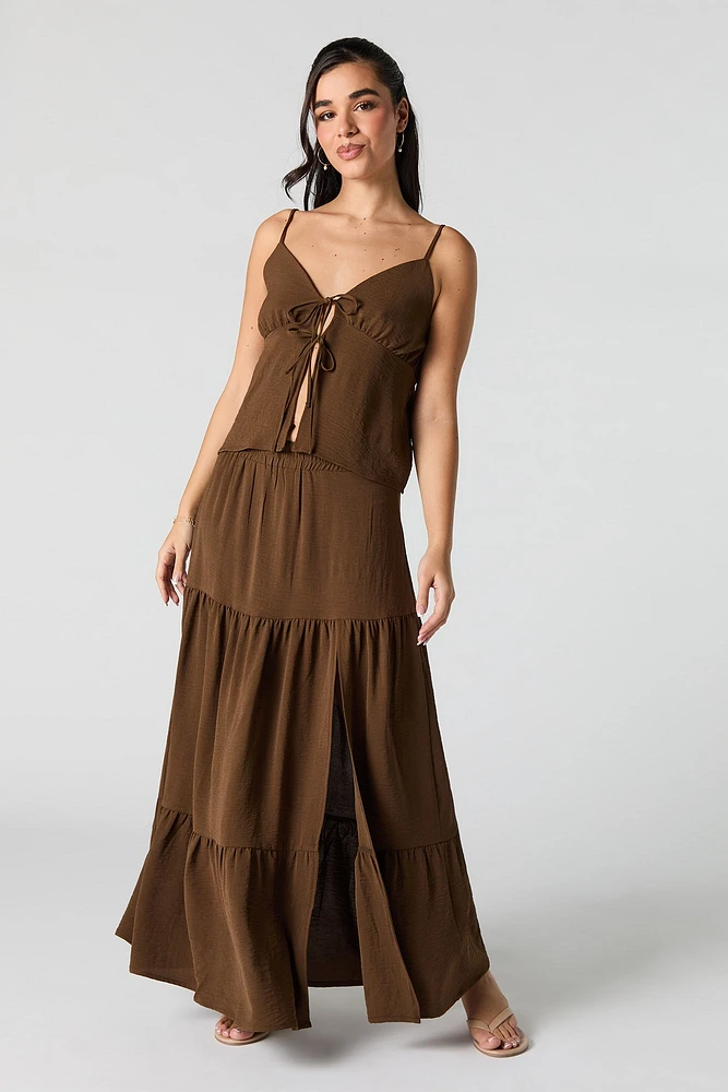 Flowy Tiered Maxi Skirt