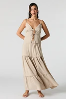 Flowy Tiered Maxi Skirt