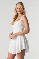 Minibarboteuse corset texturée