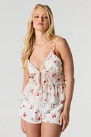 Chiffon Drawstring Short