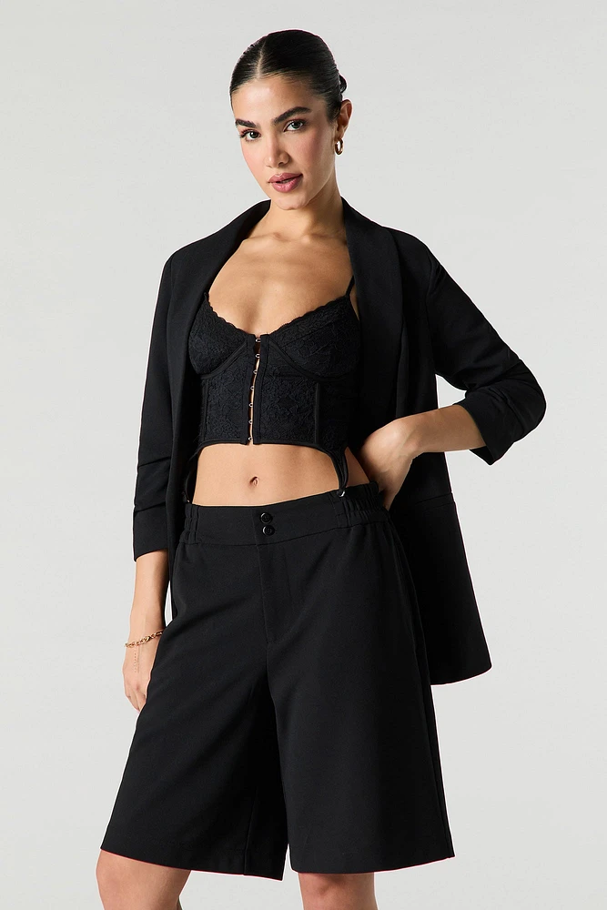 Crepe Bermuda Short