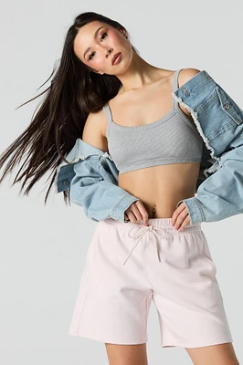 Fleece Drawstring Short