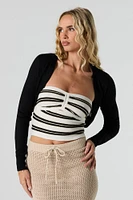 Knit Cropped Shrug