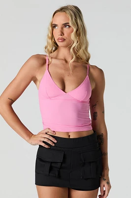 Camisole en filet à col V