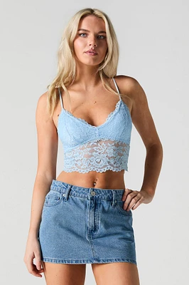 Floral Lace Cami Bralette