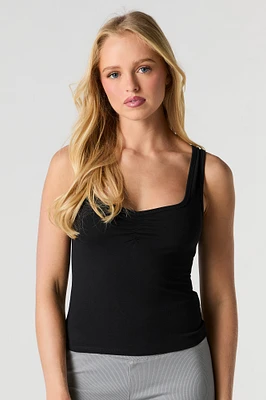 Cinched Sweetheart Tank
