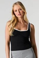 Cinched Sweetheart Tank