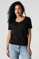 Relaxed V-Neck T-Shirt