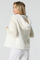 Faux Fur Hooded Vest
