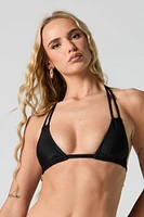 Dual Strap Triangle Bikini Top