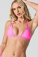 Haut de bikini triangle à double lanière