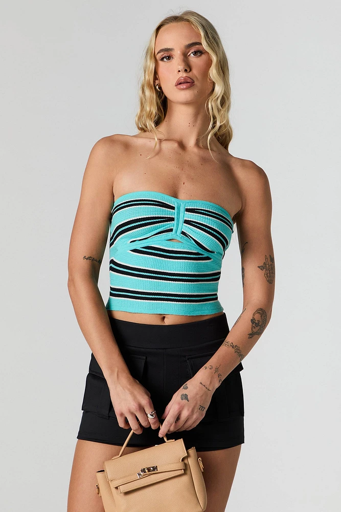 Haut tube en tricot ray