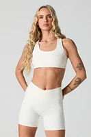 Crossover Waist Biker Short
