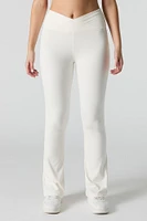 Active Crossover Waist Flare Legging