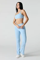 Active Crossover Waist Flare Legging