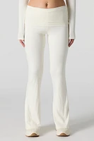 Active Foldover Waist Flare Legging