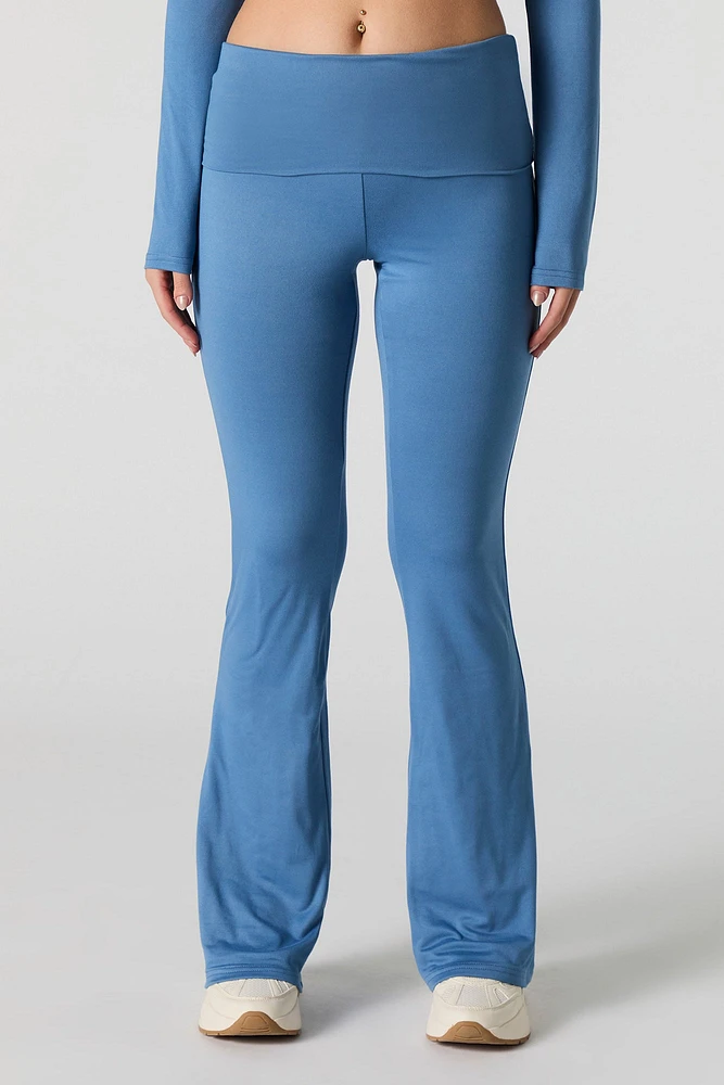 Active Foldover Waist Flare Legging