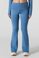 Active Foldover Waist Flare Legging