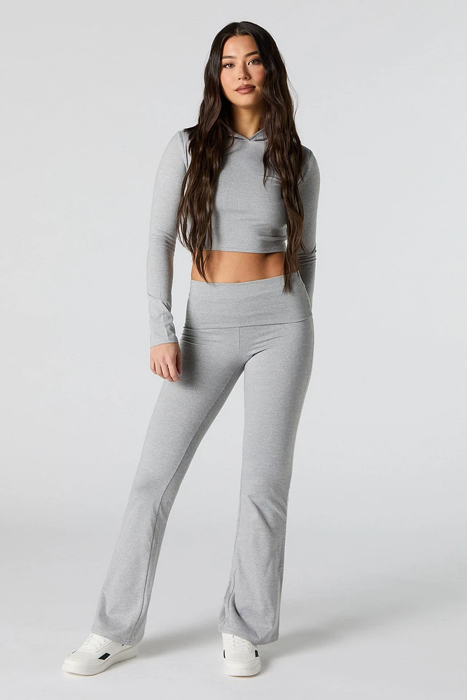 Active Foldover Waist Flare Legging