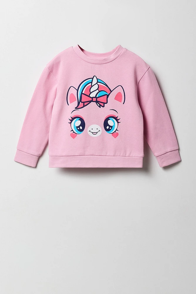 Toddler Girl Fleece Sweatshirt