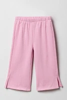 Pantalon en molleton jambe large pour toute-petite