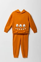 Ensemble avec haut à capuchon et jogger Personnage 3D pour tout-petit