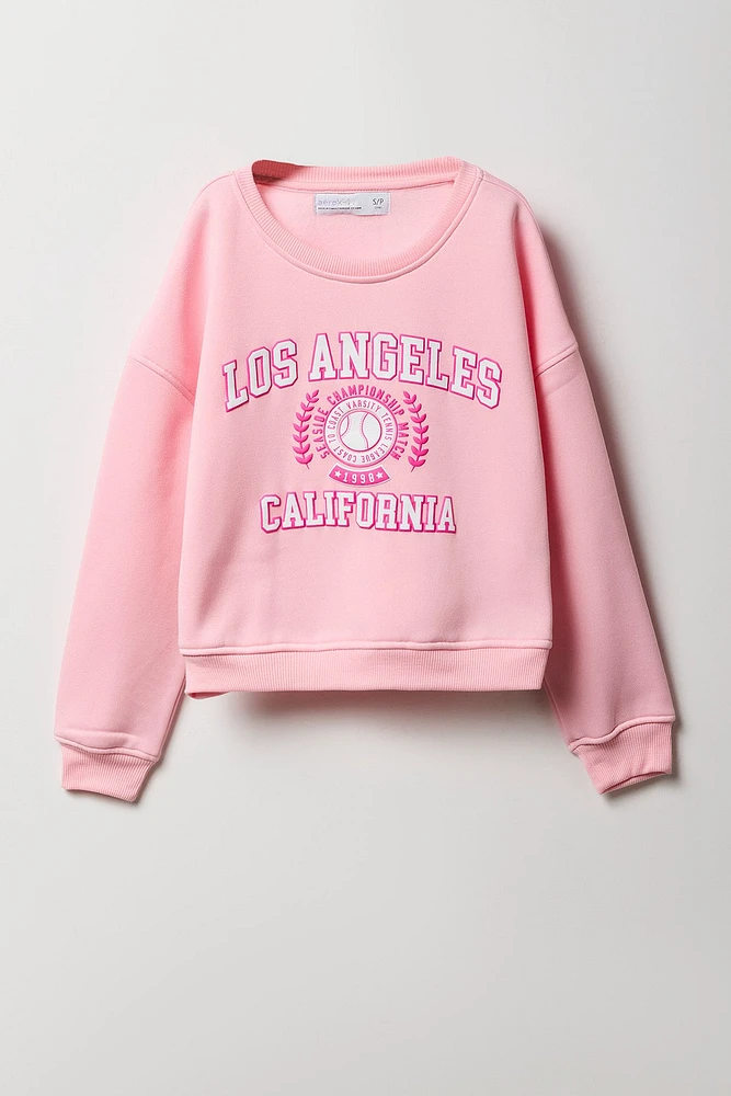 Girls Aero Destination Embroidered Sweatshirt