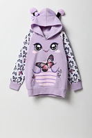Girls Butterfly Character Hoodie