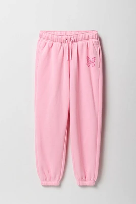 Jogger en molleton avec motif ville pour fille
