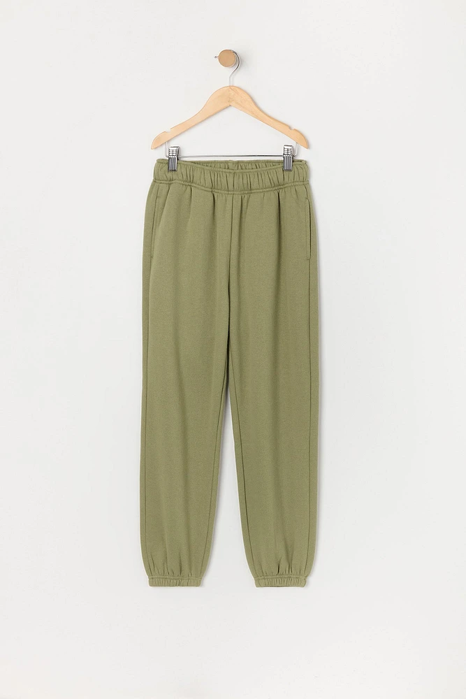 Jogger en molleton surdimensionné pour filles
