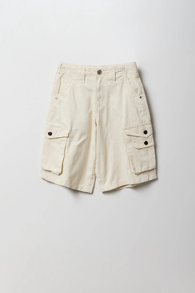 Short cargo long pour fille