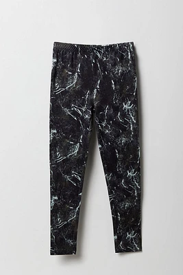 Girls Printed Fleece Legging