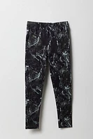Girls Printed Fleece Legging