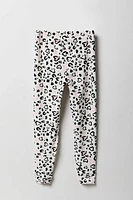 Girls Printed Plush Pajama Pant